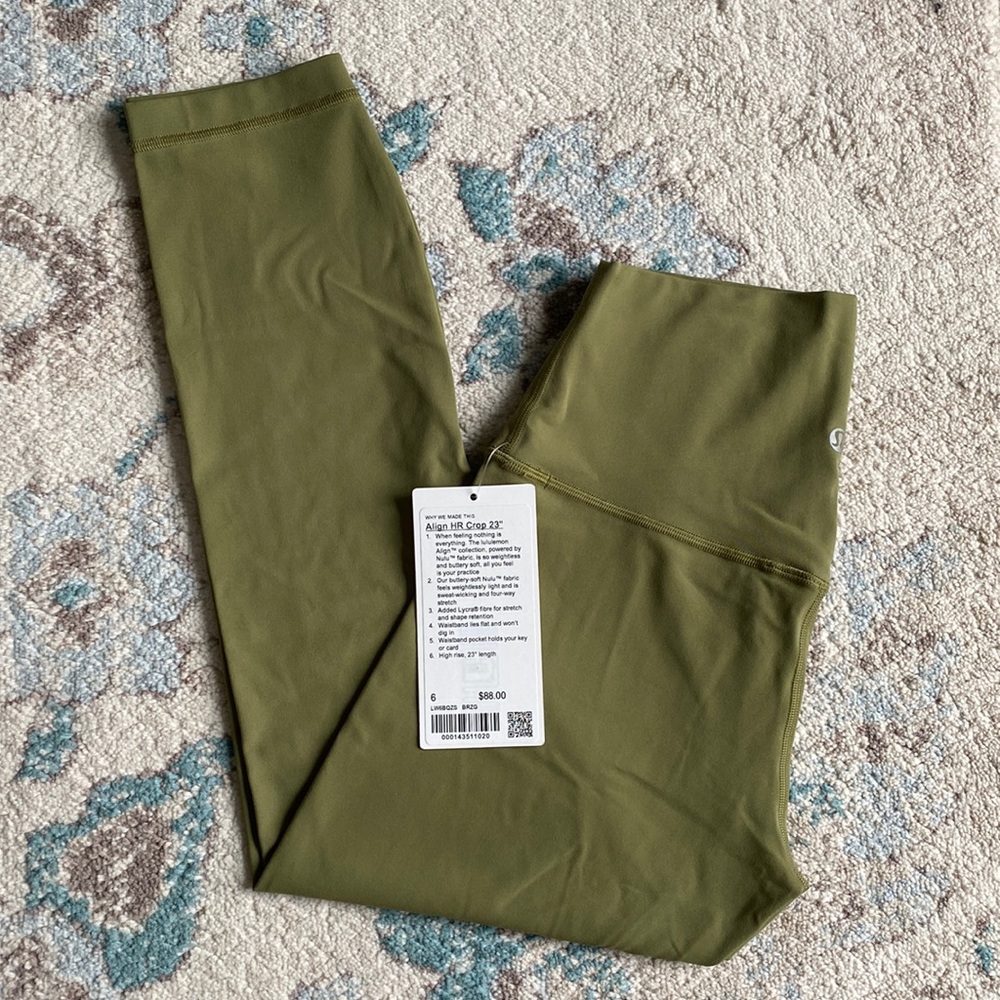 Lululemon Align HR high rise crop 23” - Picture 2 of 3